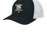 Naptown basketball_boys - Black/ White Sport-Tek Club Trucker Cap STC46