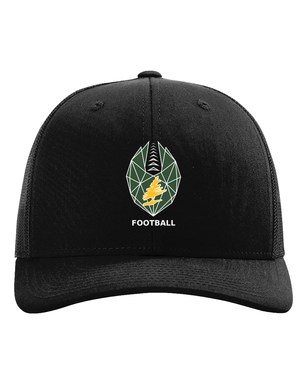 DC Everest Middle School Football — example store - Black Hat - Full Front