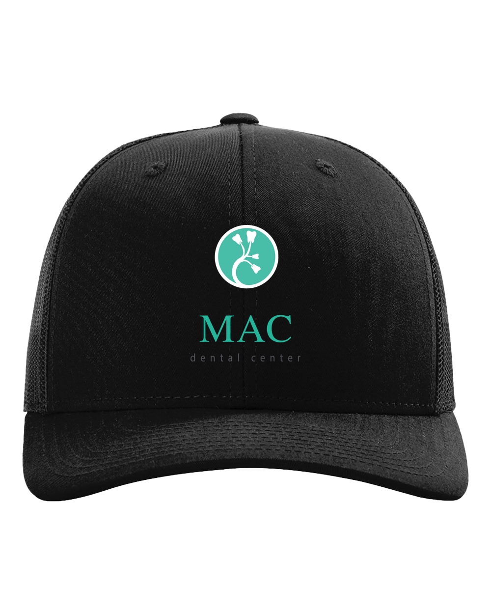 Mac Dental Football - Black Hat - Full Front