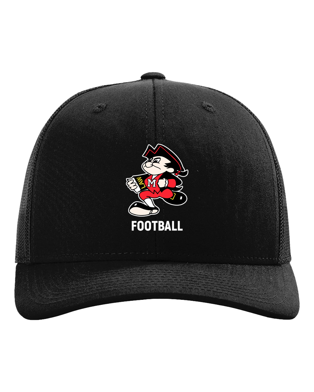 John Marshall High School football_boys - Black Hat - Full Front