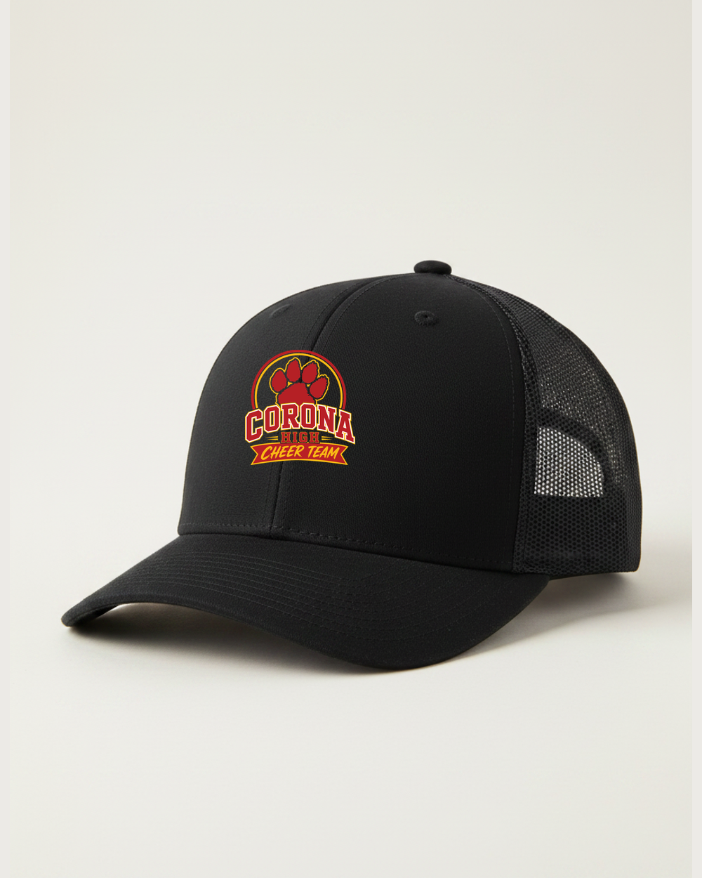 Corona Senior High School Cheer - Black Hat - Full Front