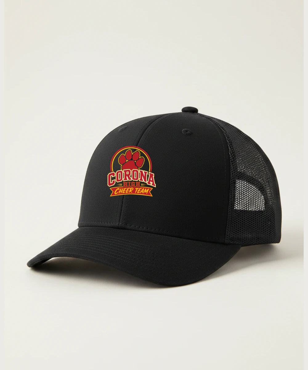 Corona Senior High School Cheer - Black Hat - Full Front