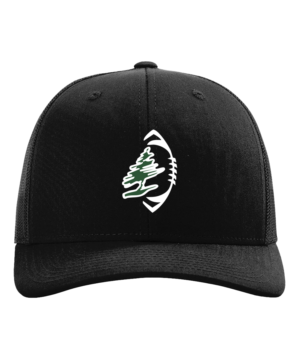 DC Everest Middle School Football — example store - Black Hat - Full Front