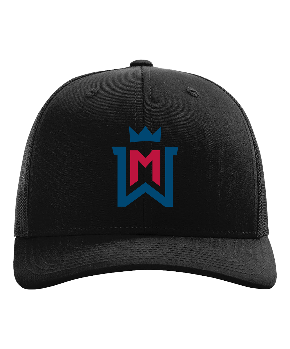 Watertown-Mayer Football - Black Hat - Full Front