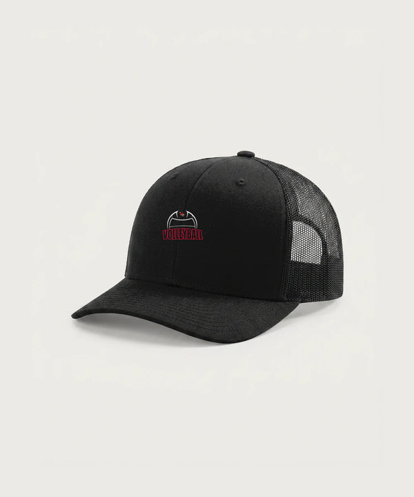 Ely Memorial High School Volleyball (Girls) - Black Hat - Full Front