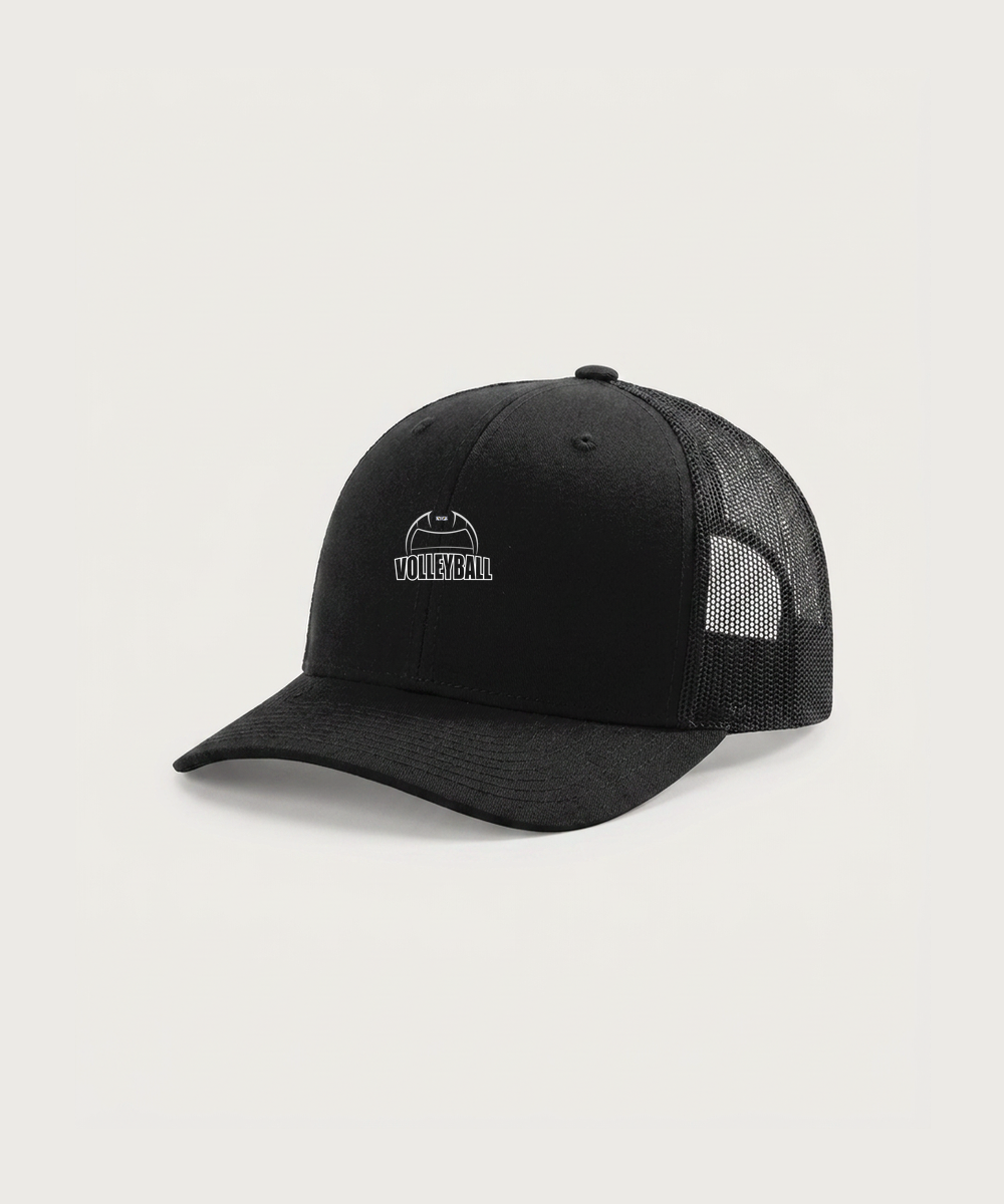 Walker Hackensack Akeley Volleyball (Girls) - Black Hat - Full Front
