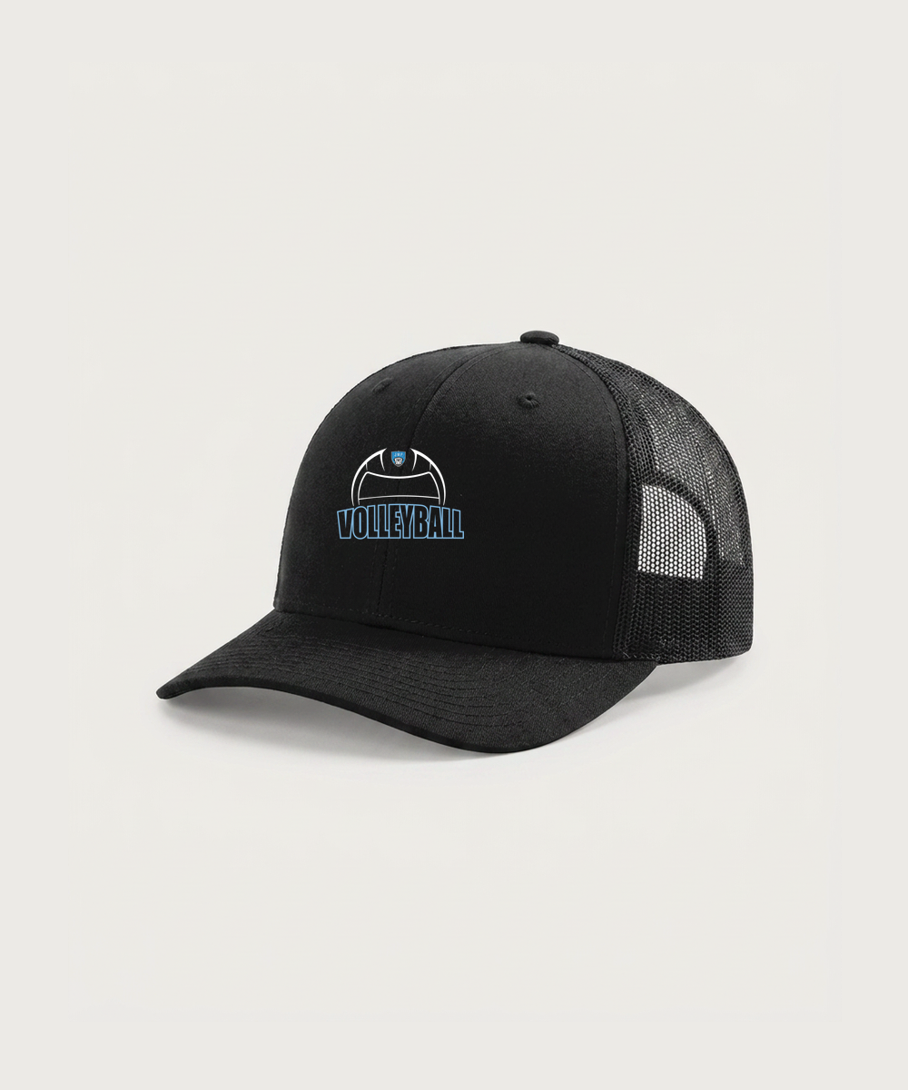 Janesville Waldorf Pemberton Volleyball (Girls) - Black Hat - Full Front