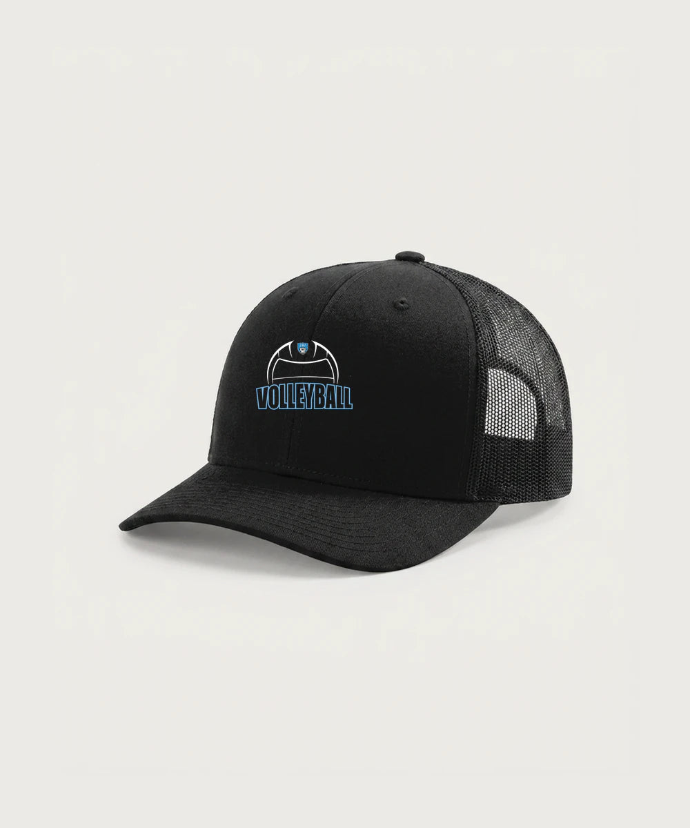 Janesville Waldorf Pemberton Volleyball (Girls) - Black Hat - Full Front