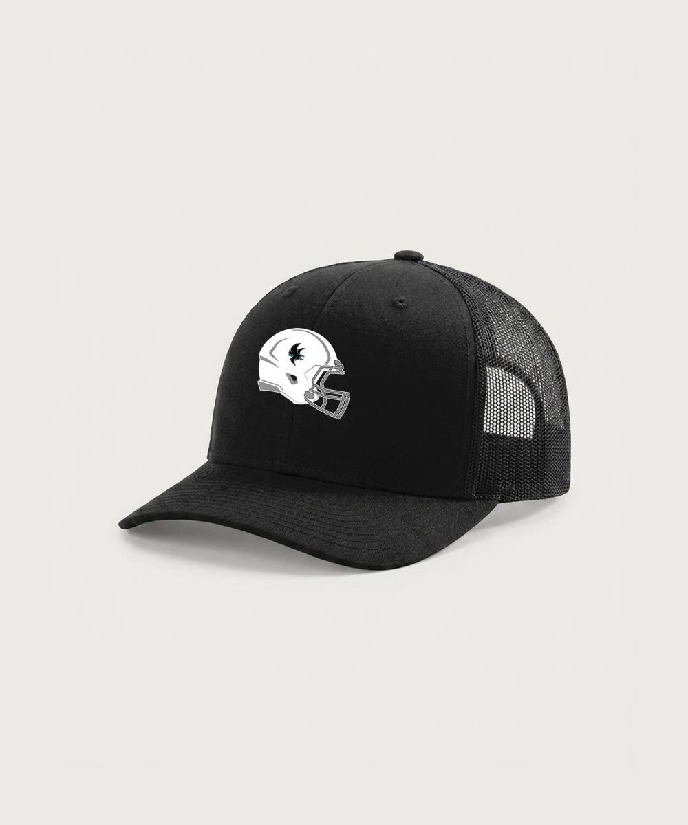 Alden-Conger-Glenville Emmons High School Football (Boys) - Black Hat - Full Front