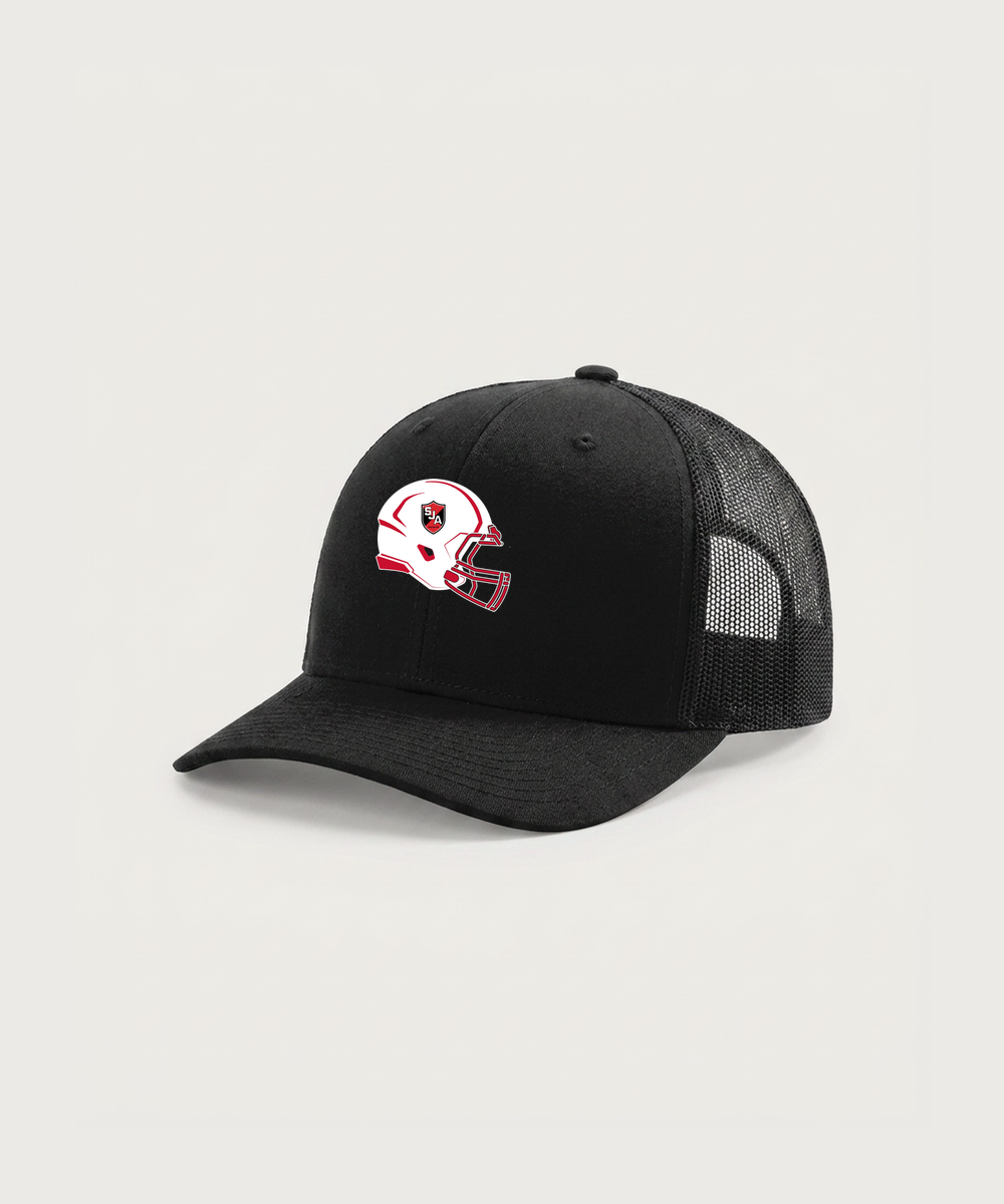 Saint James High School Football (Boys) - Black Hat - Full Front