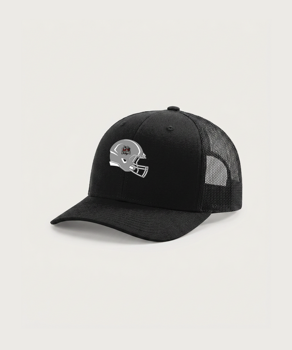 Yellow Medicine East High School Football (Boys) - Black Hat - Full Front