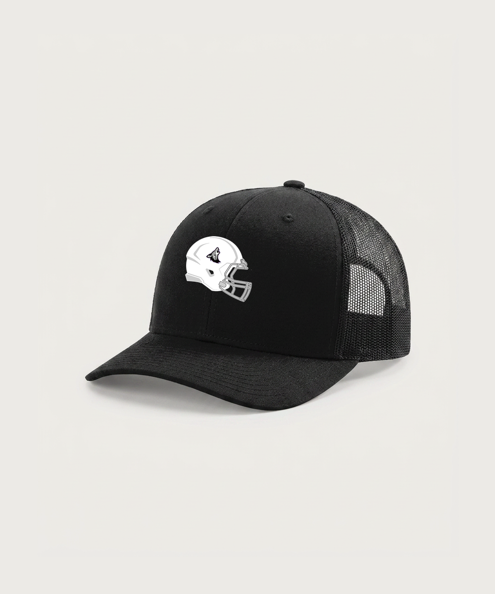 Heron Lake-Okabena High School Football (Boys) - Black Hat - Full Front