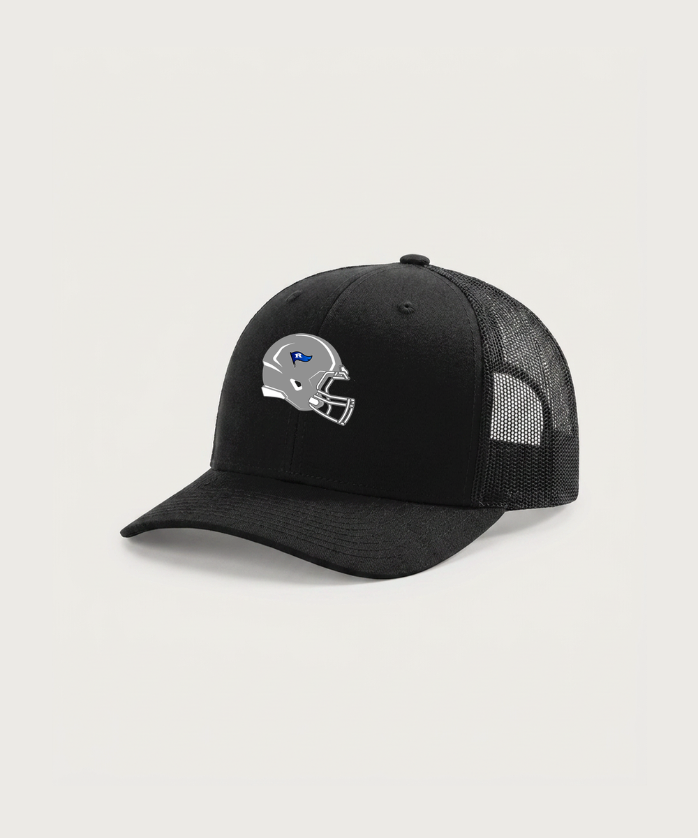 Red Lake County Central Football (Boys) - Black Hat - Full Front