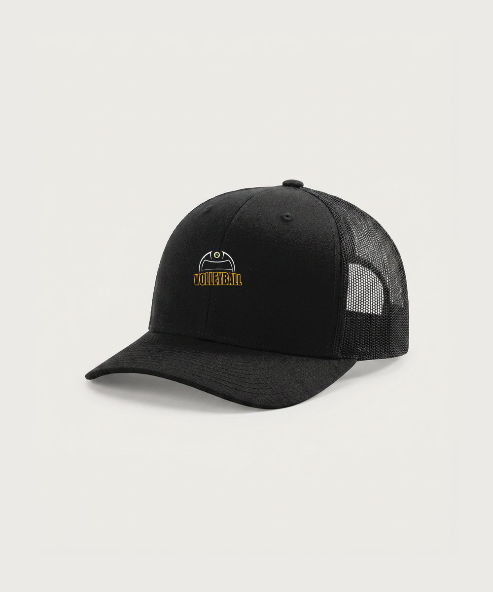 Ashwaubenon High School Volleyball (Sandbox) - Black Hat - Full Front