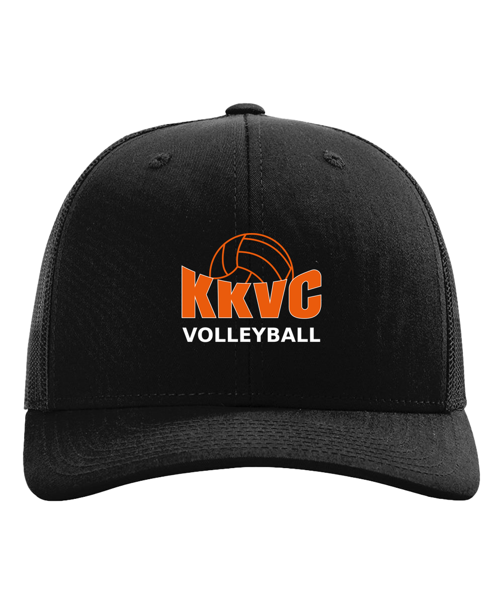 KVCC Volleyball - Black Hat - Full Front