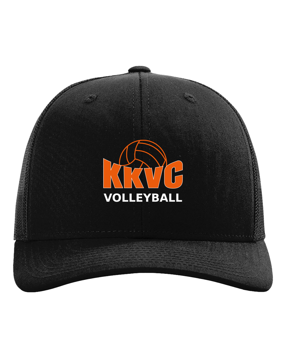 KVCC Volleyball - Black Hat - Full Front
