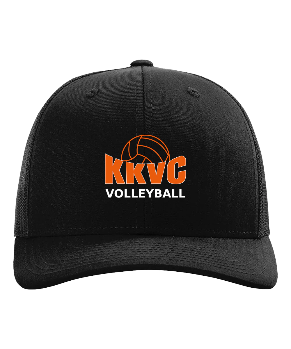 KVCC Volleyball - Black Hat - Full Front