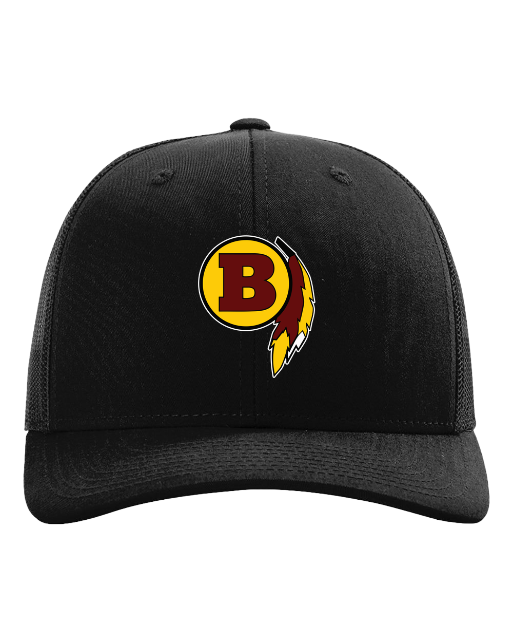 Benson Football - Black Hat - Full Front