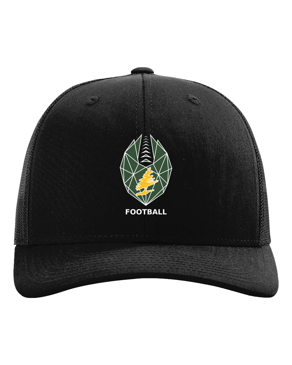DC Everest Middle School Football — example store - Black Hat - Full Front