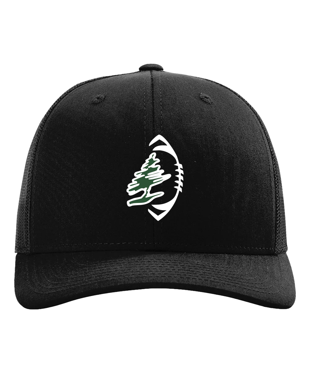 DC Everest Middle School Football — example store - Black Hat - Full Front