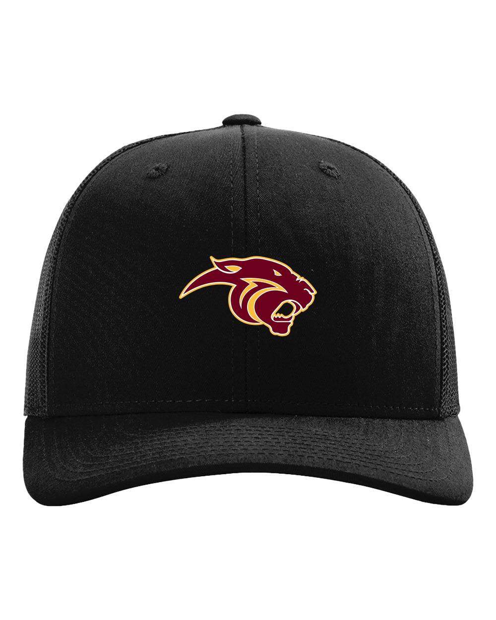 Pine Island Football - Black Hat - Full Front