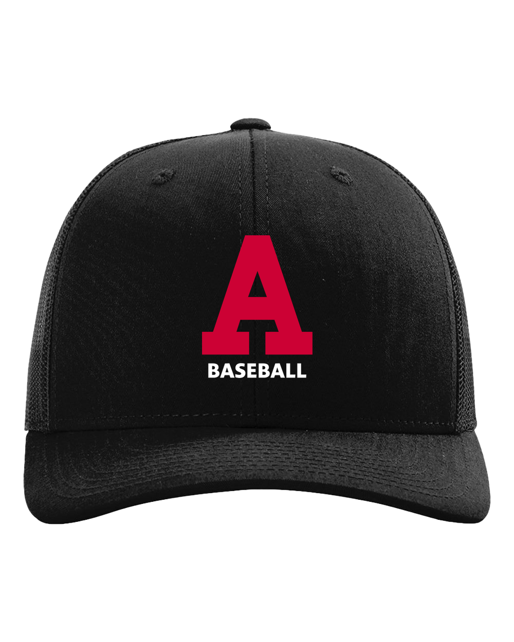 Austin Baseball - Black Hat - Full Front