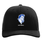 Mora Softball - Black Hat - Full Front
