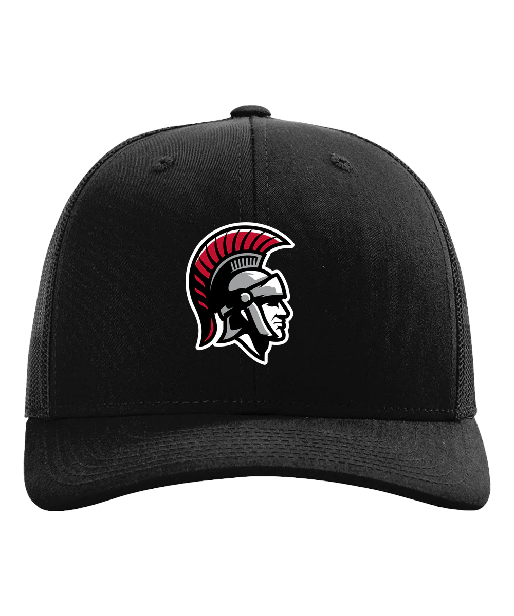 Worthington Baseball - Black Hat - Full Front