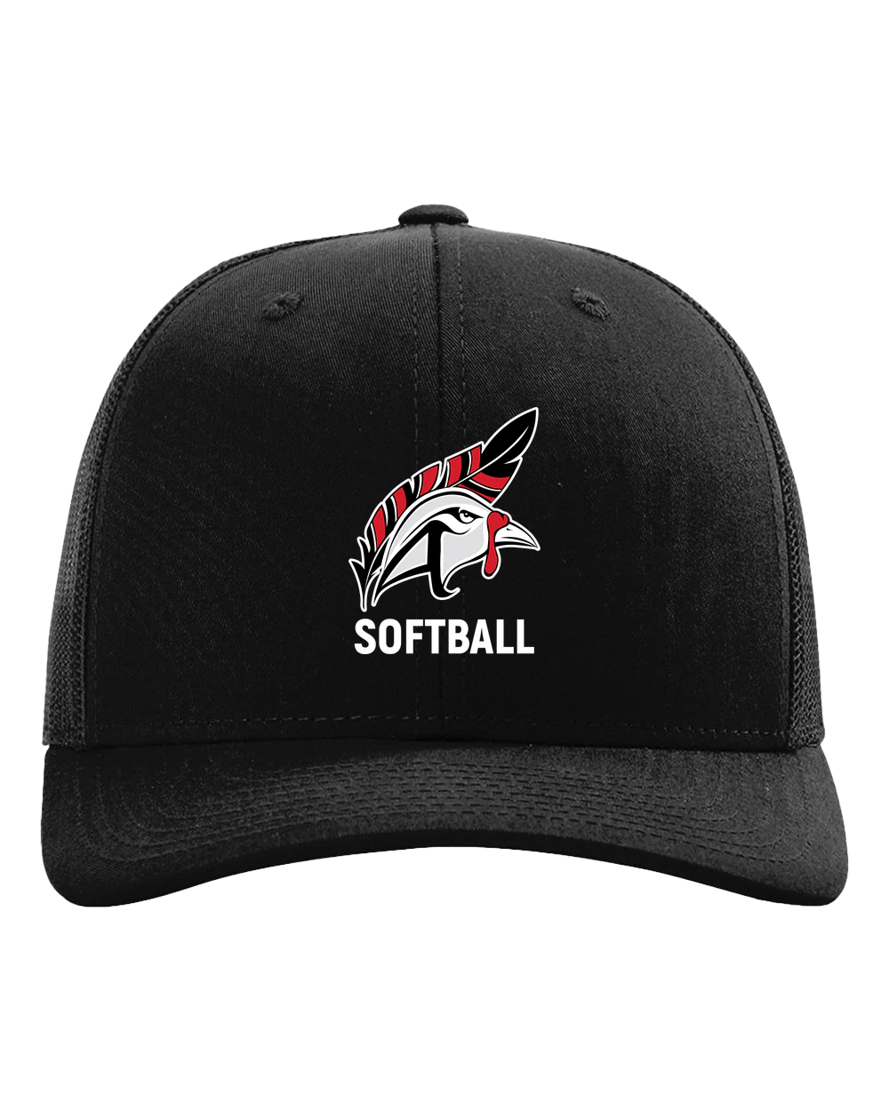 Aitkin Softball - Black Hat - Full Front