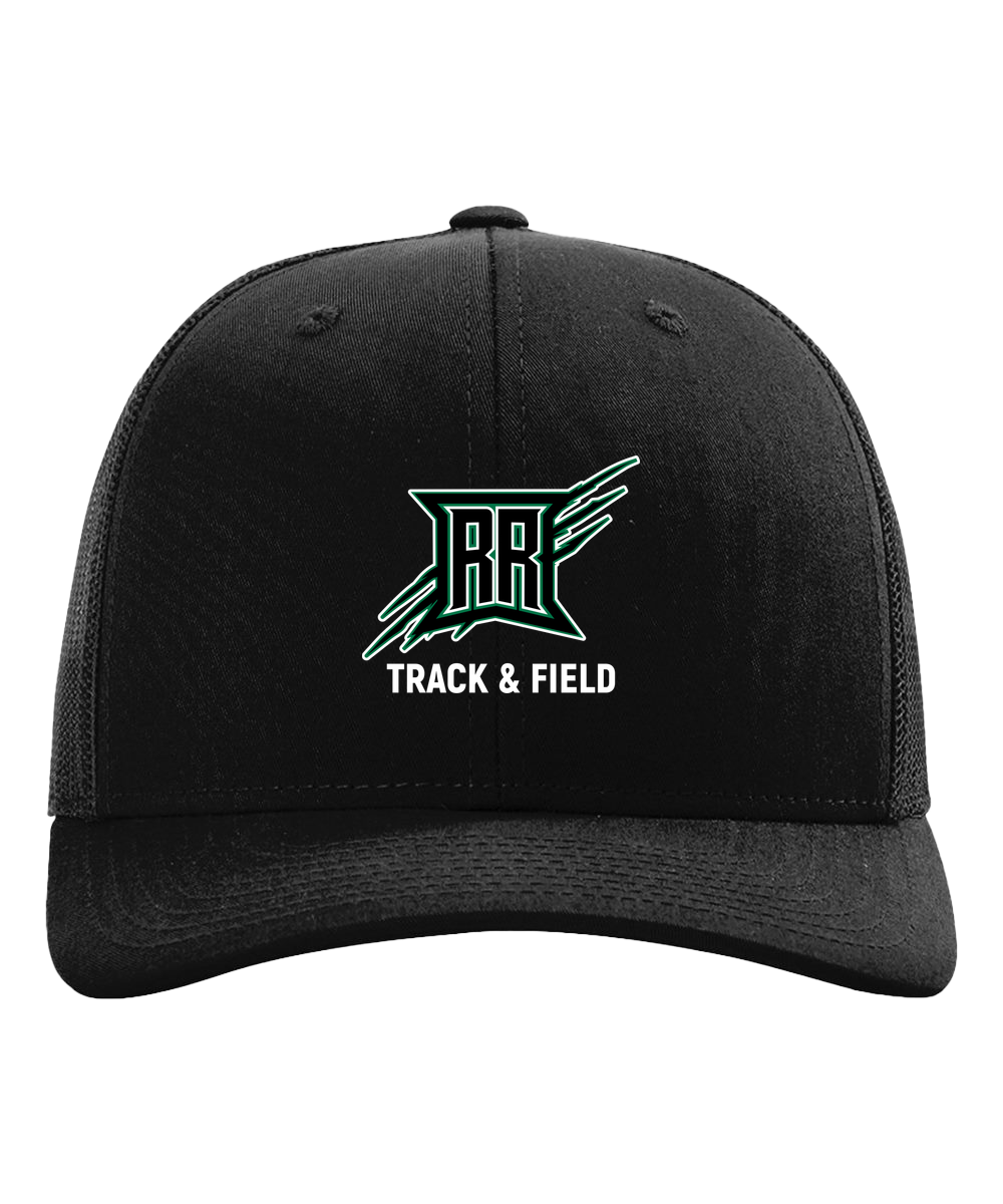 Rock Ridge Track & Field - Black Hat - Full Front