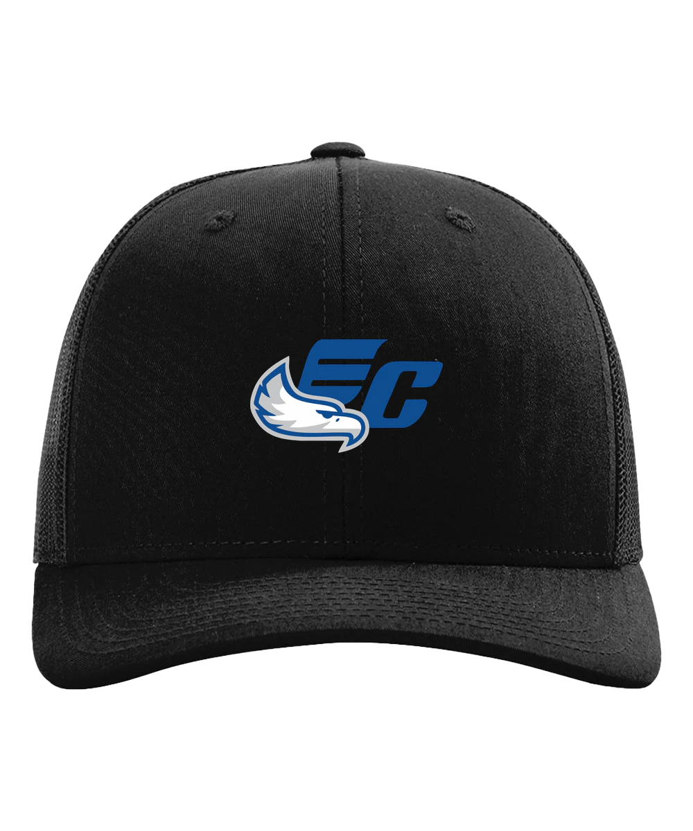 East Central Spring Sports - Black Hat - Full Front