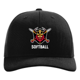 Mille Lacs Softball - Black Hat - Full Front