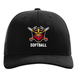 Mille Lacs Softball - Black Hat - Full Front