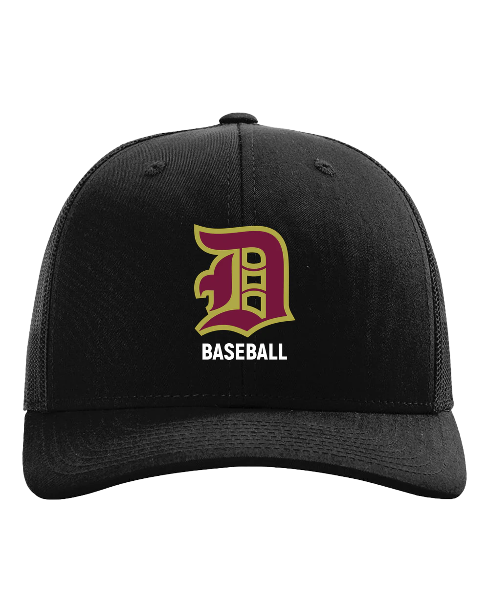 Denfeld Baseball - Black Hat - Full Front