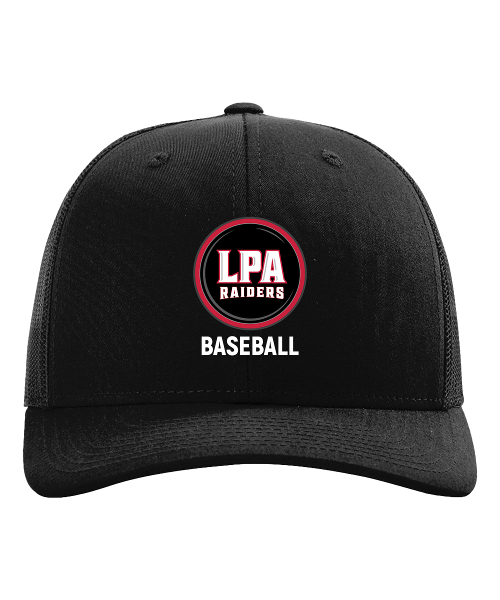 LPA BASEBALL - Black Hat - Full Front