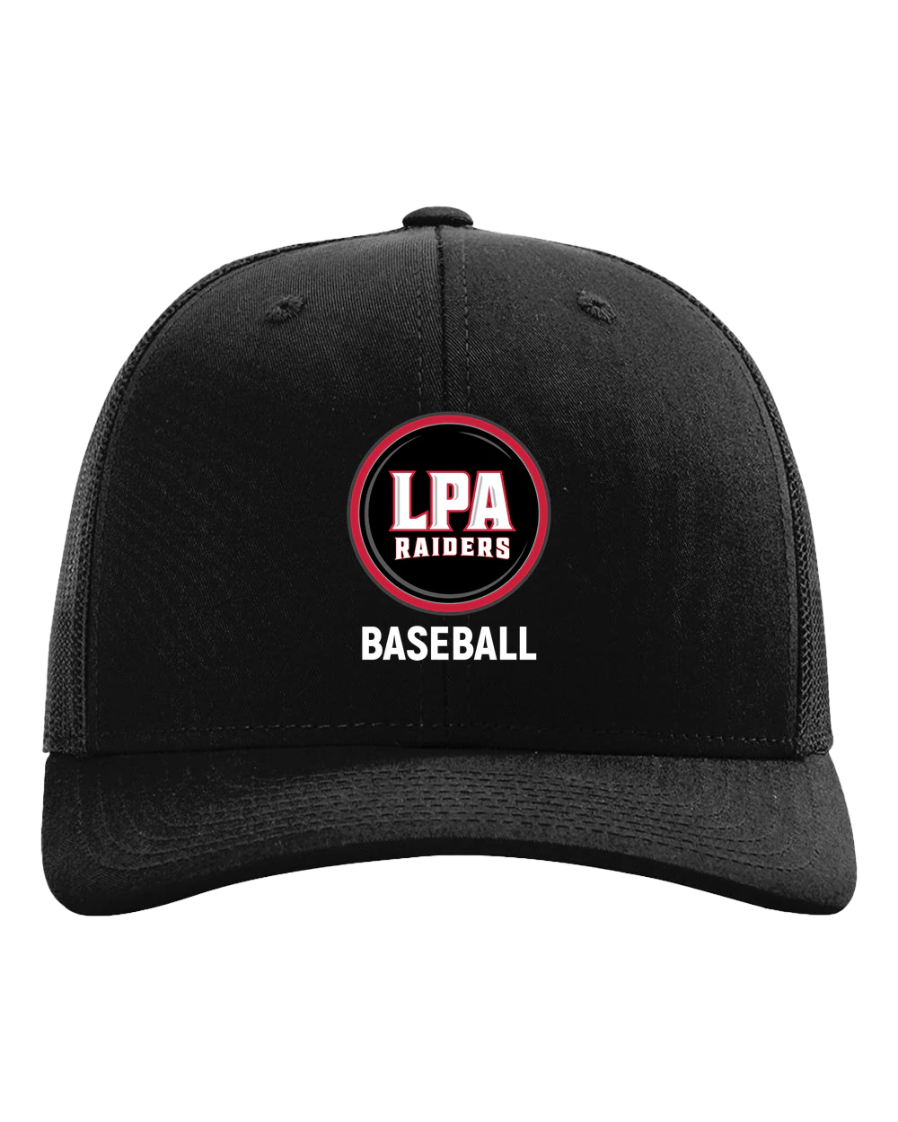 LPA BASEBALL - Black Hat - Full Front