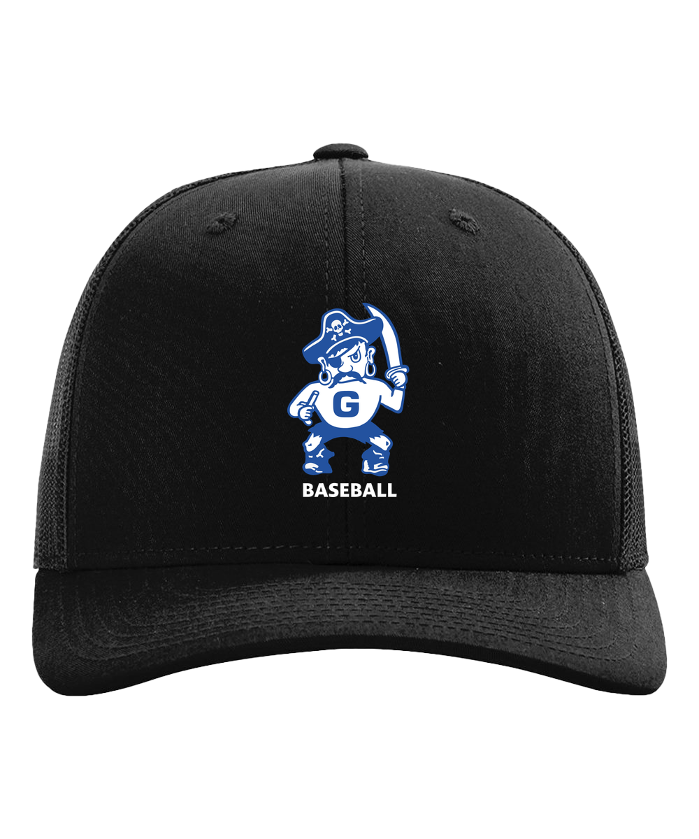 Galena Baseball - Black Hat - Full Front