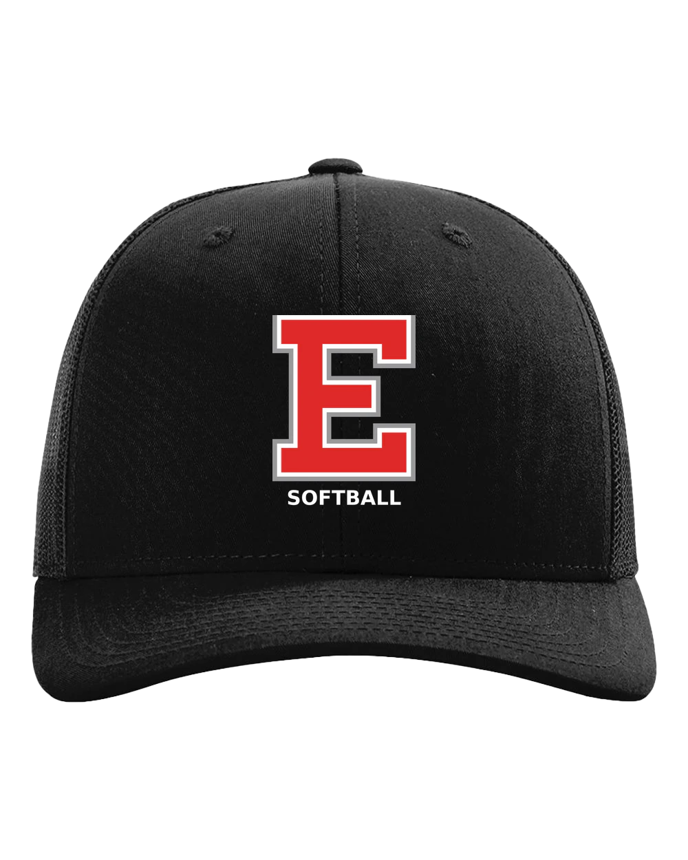 Duluth East Softball - Black Hat - Full Front