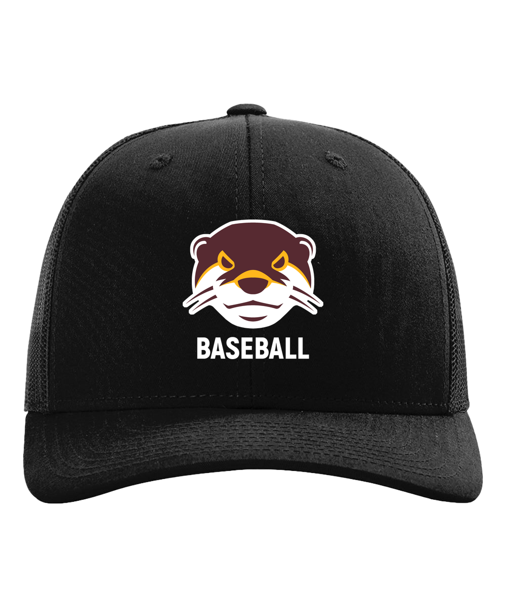 Fergus Falls Baseball - Black Hat - Full Front
