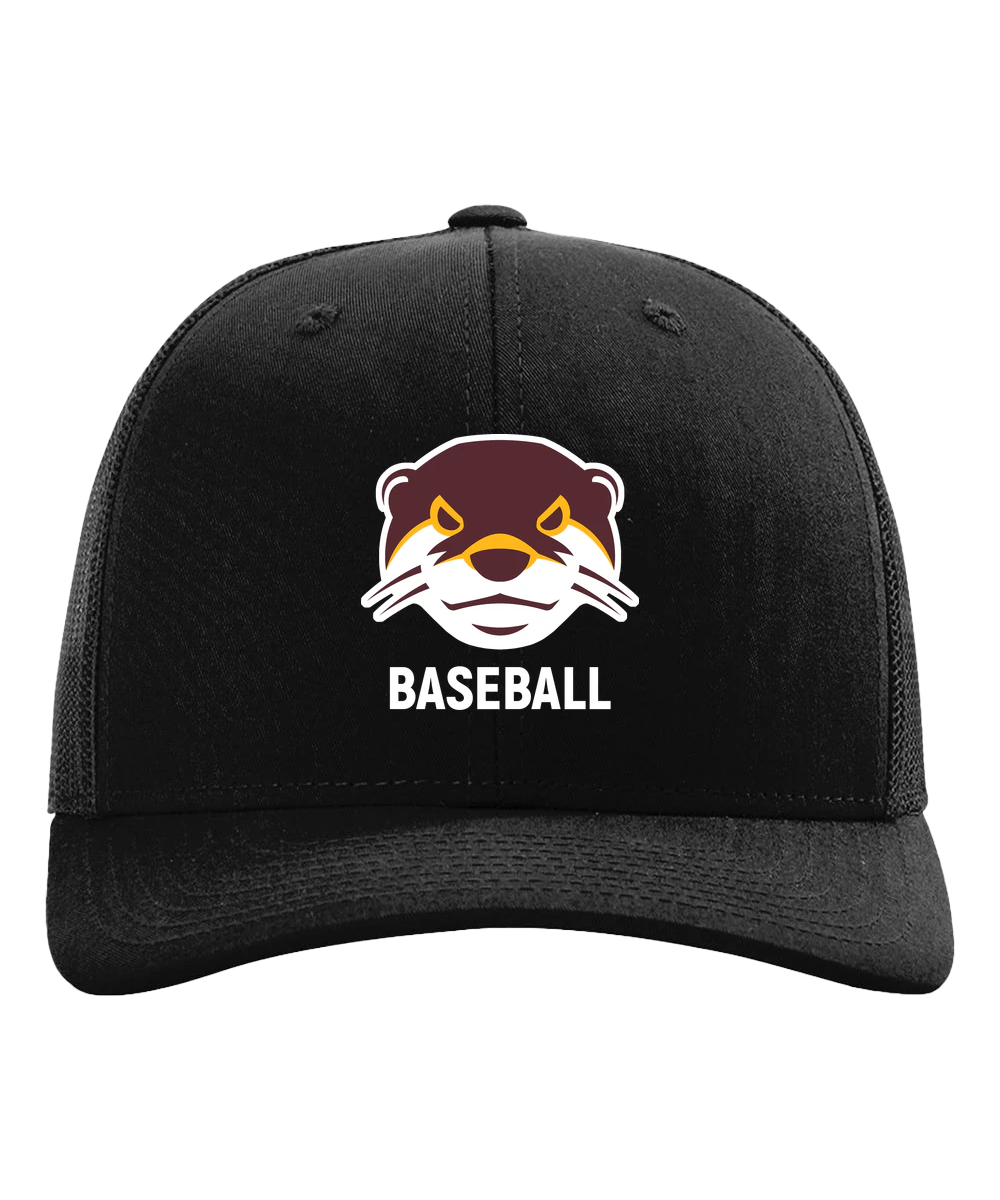 Fergus Falls Baseball - Black Hat - Full Front