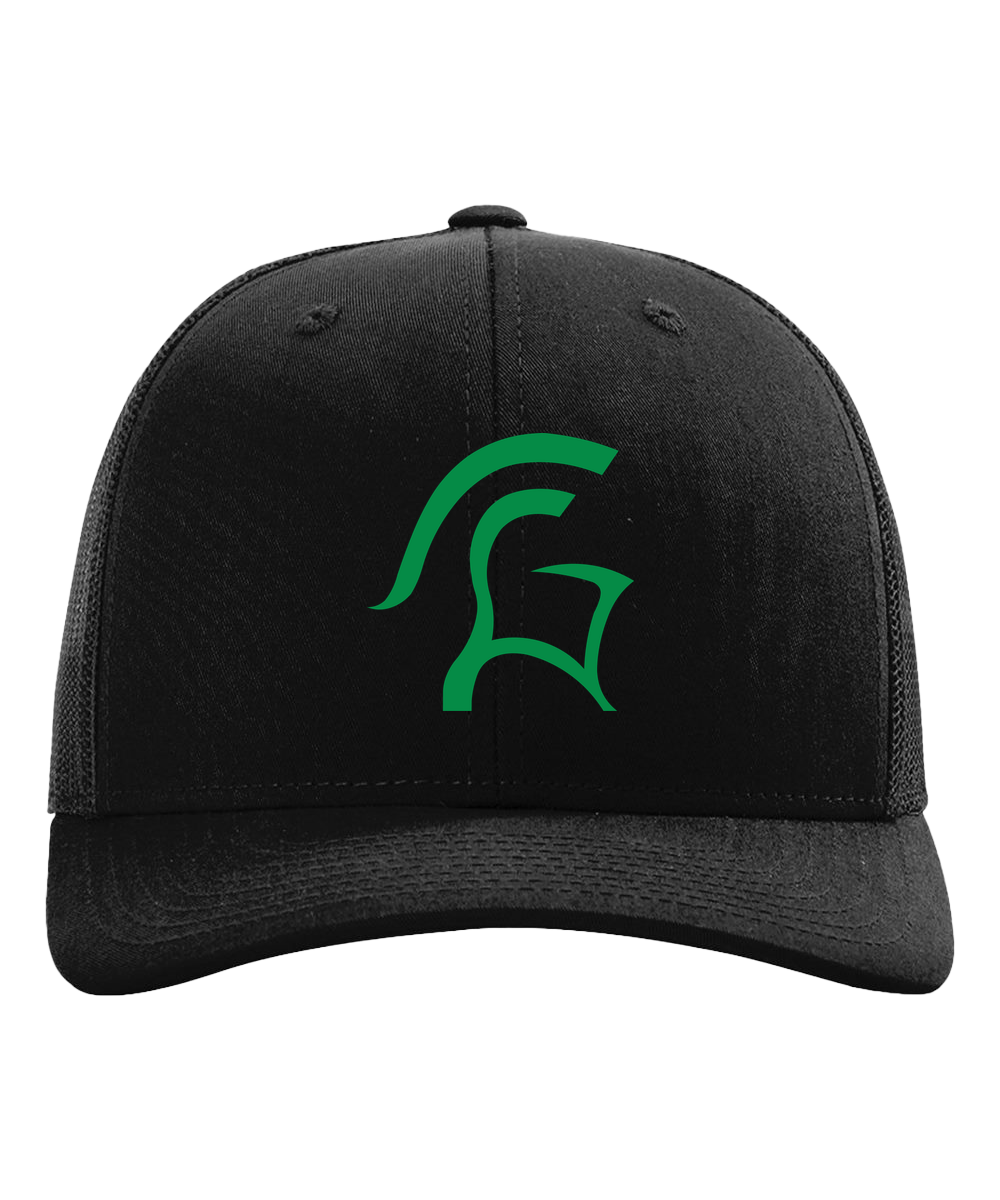 La Crescent Softball - Black Hat - Full Front