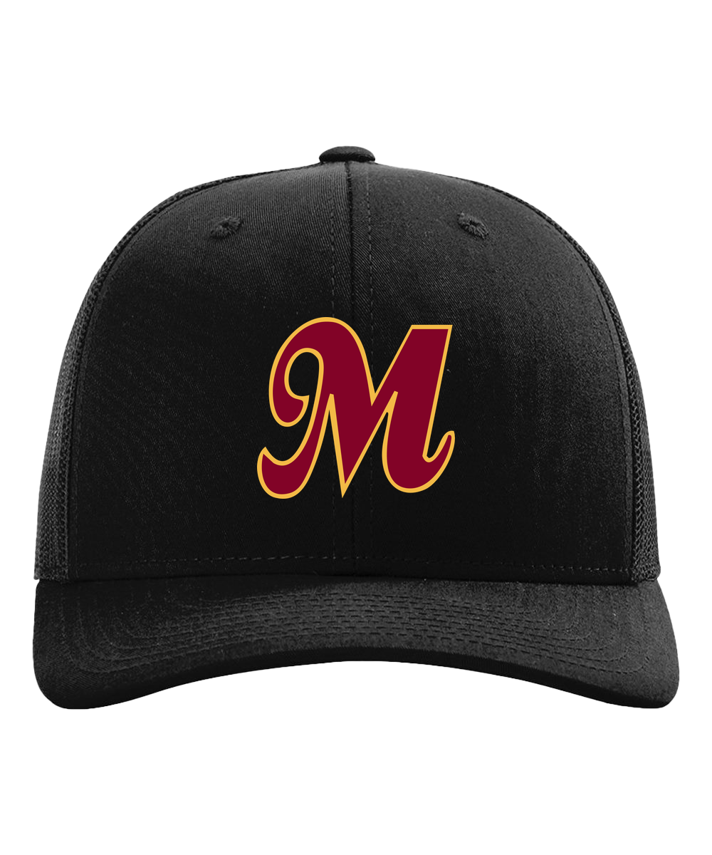 Mankato Area Youth Baseball Association - Black Hat - Full Front