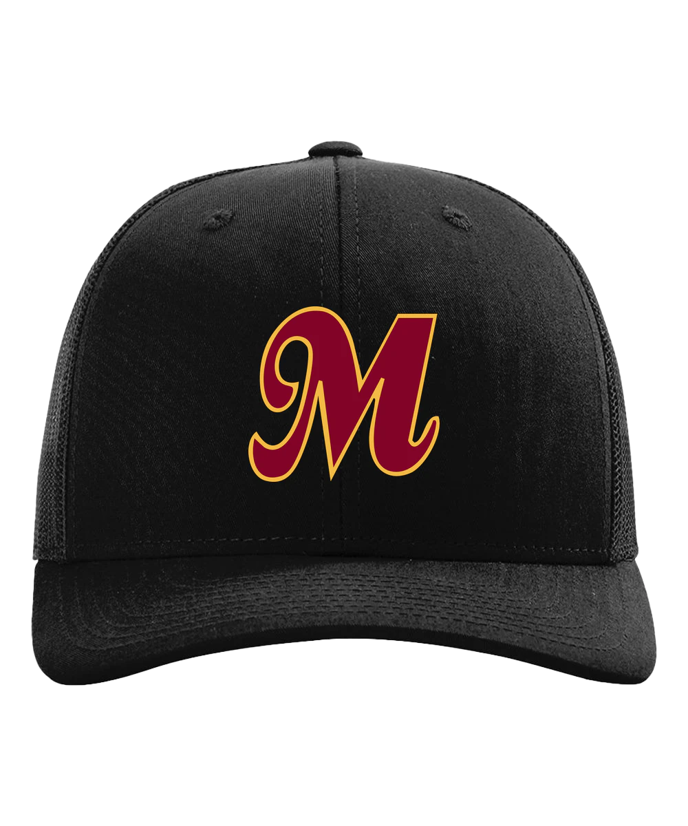 Mankato Area Youth Baseball Association - Black Hat - Full Front
