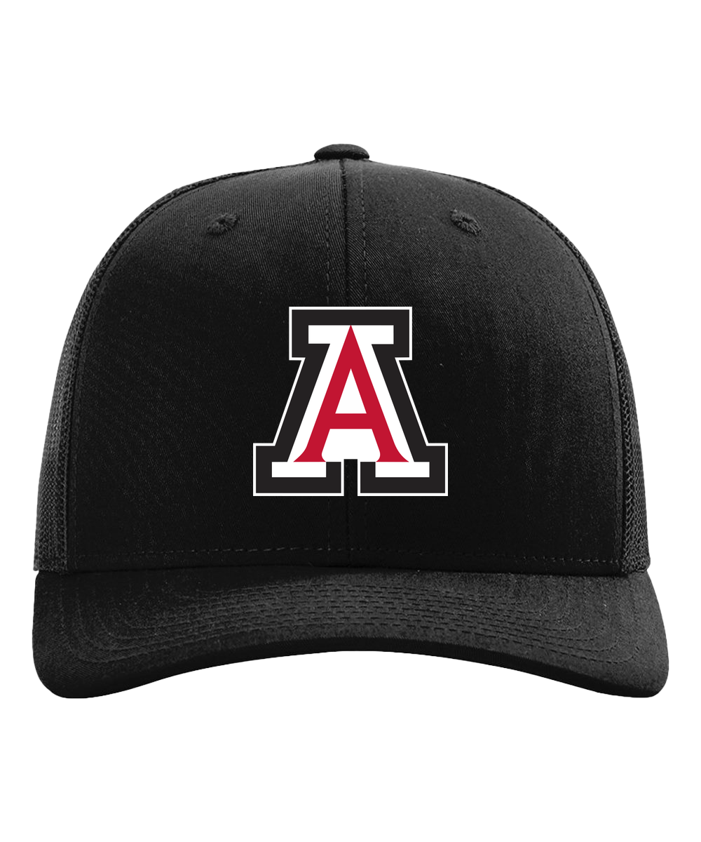 Amboy Baseball - Black Hat - Full Front