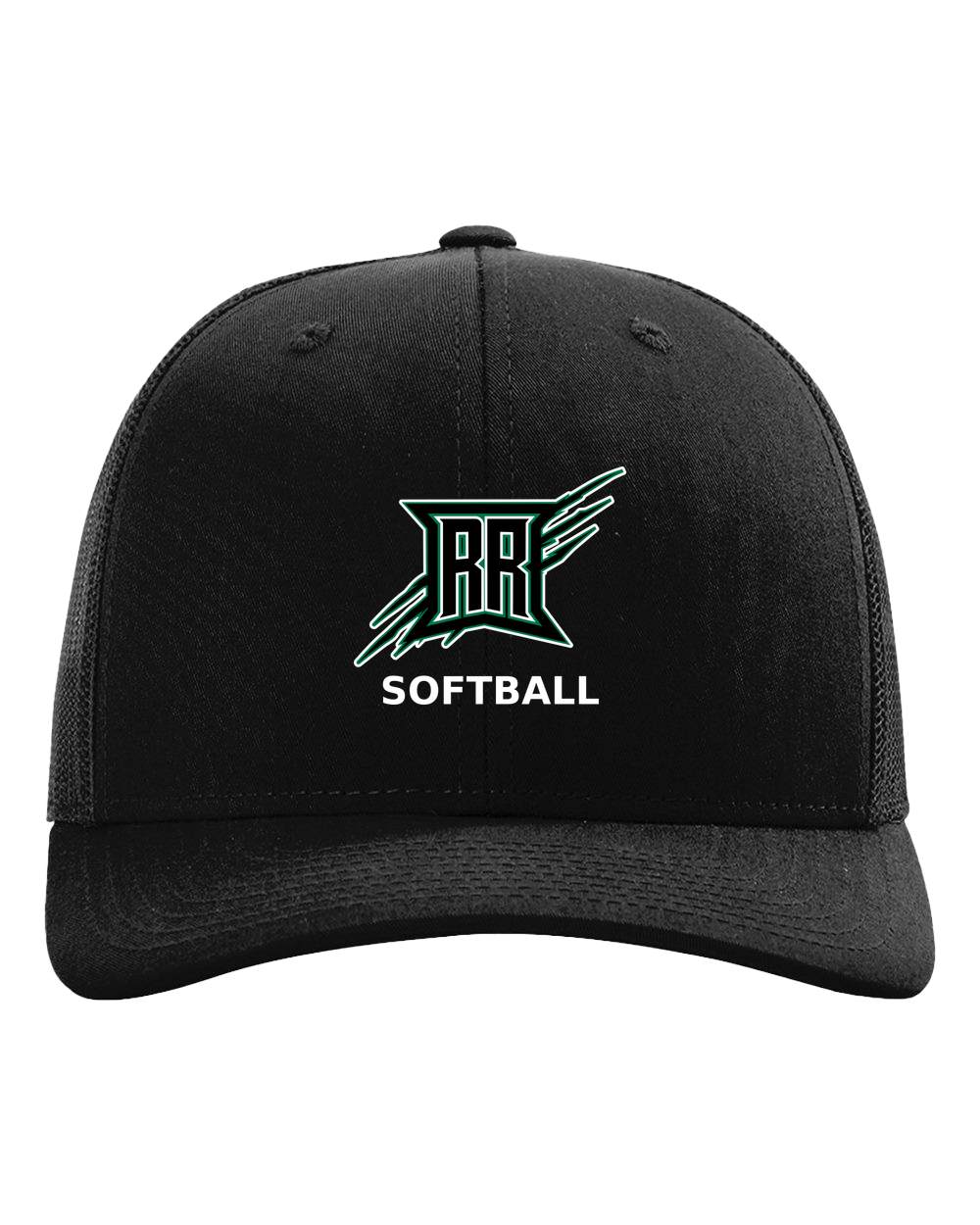 Rock Ridge Softball - Black Hat - Full Front