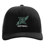 Rock Ridge Softball - Black Hat - Full Front