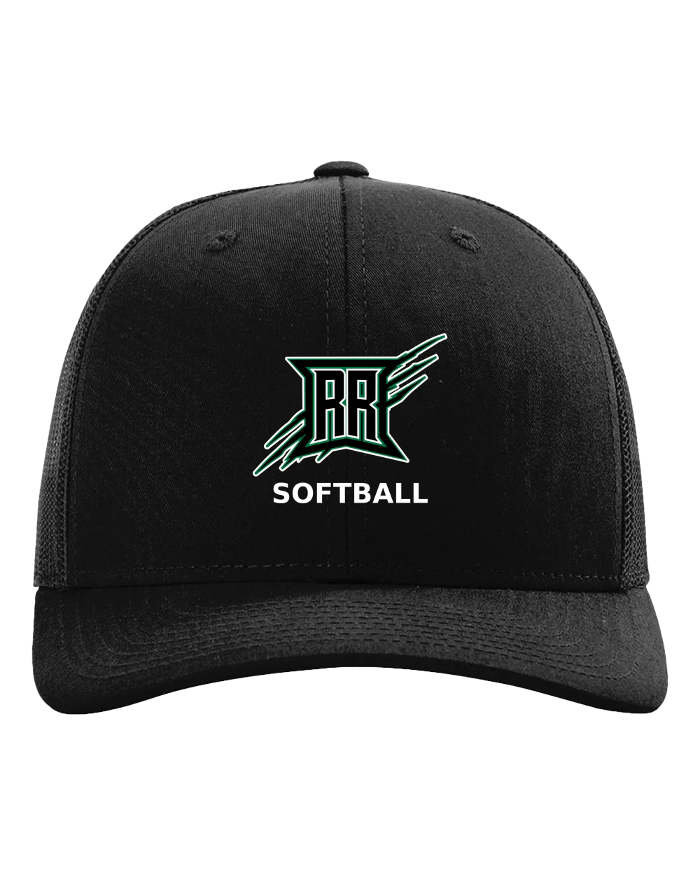 Rock Ridge Softball - Black Hat - Full Front