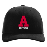 Austin Softball - Black Hat - Full Front
