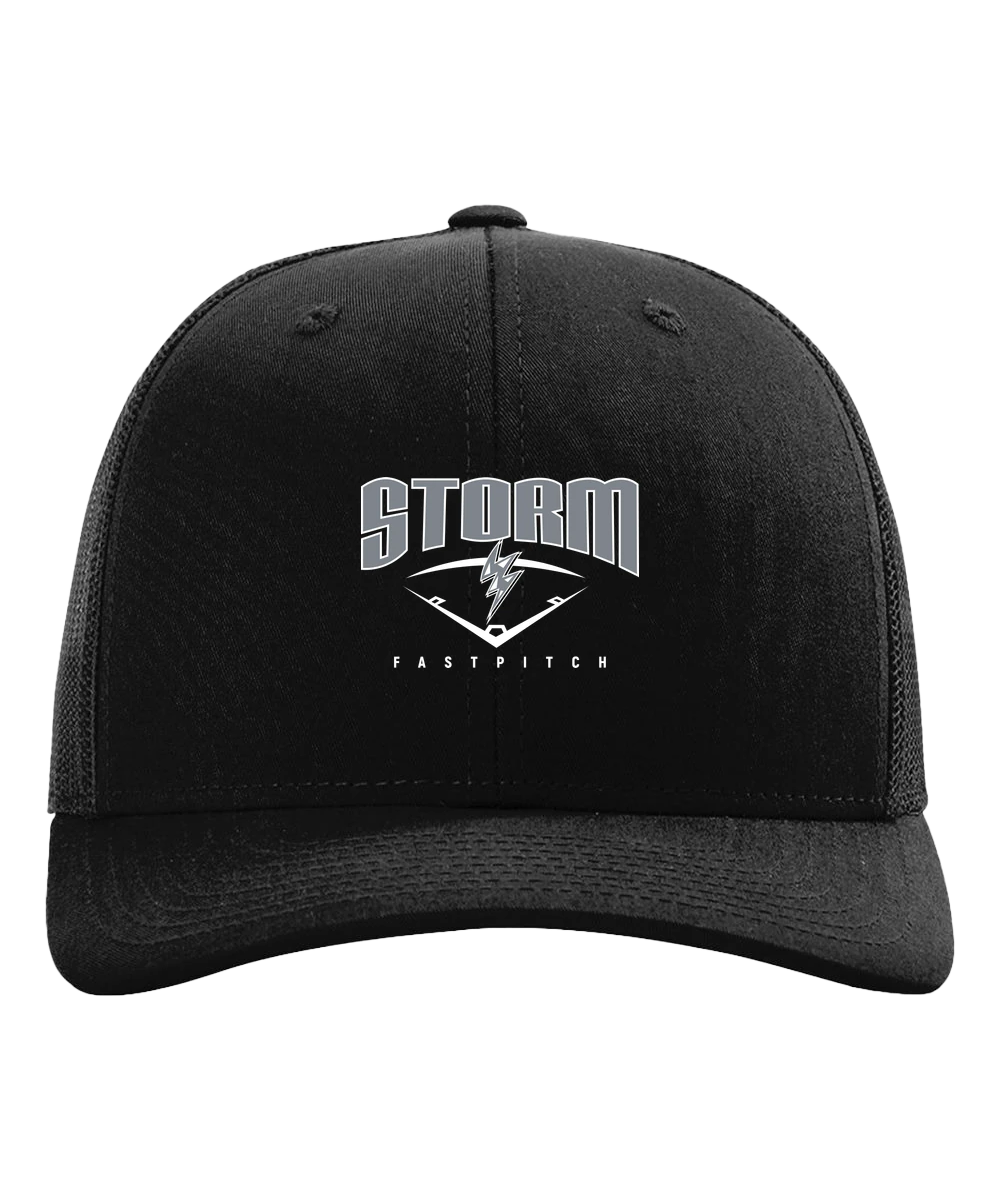 BW Softball - Black Hat - Full Front