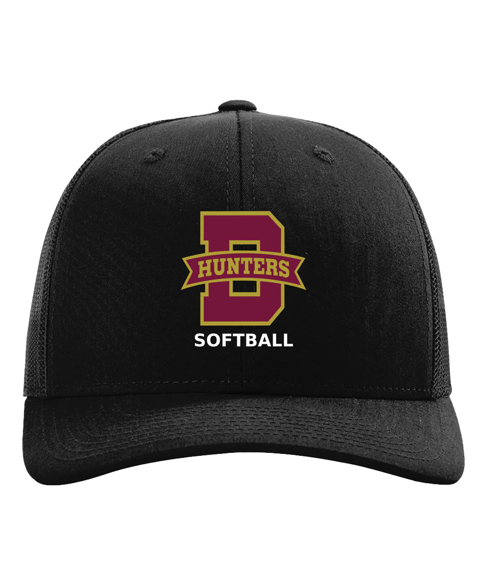 Denfeld Softball - Black Hat - Full Front